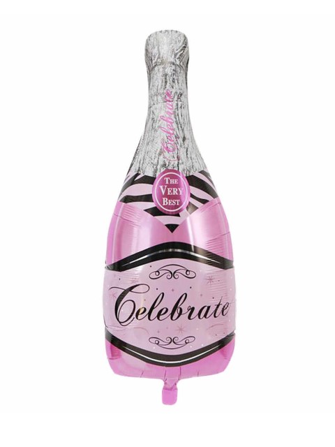 Бутылка розового шампанского 