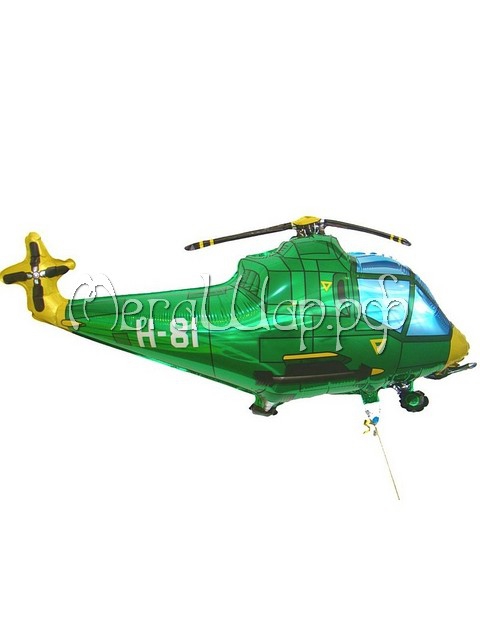 Вертолет военный (зеленый)