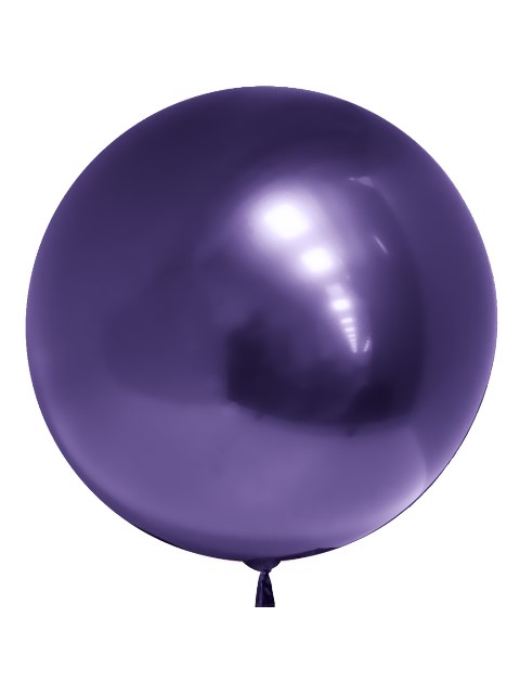 Баблс-сфера хром фиолетовая